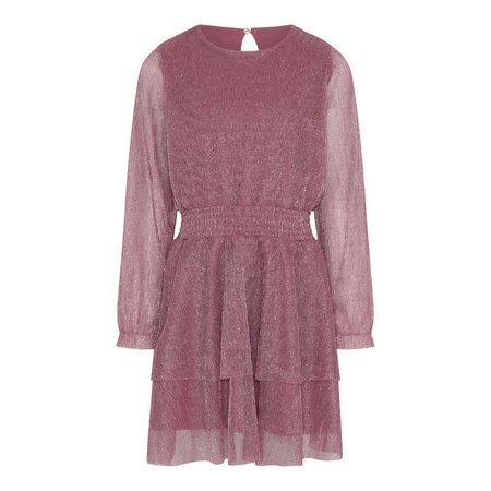 Glitter Dress Pink Mesh