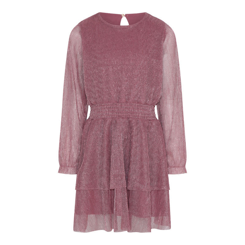 Glitter Dress Pink Mesh