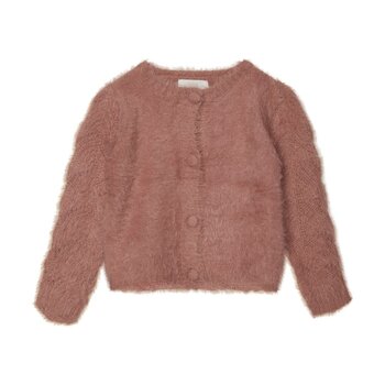 Light Mahogany Cadigan Fluffy
