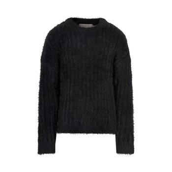 Black Fluffy Pullover