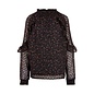 Blouse Flower Black