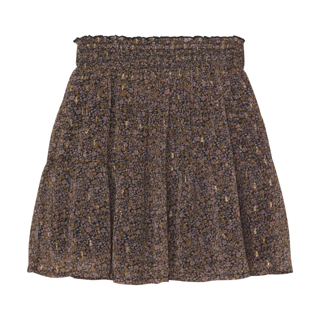 Skirt Small Flowers black