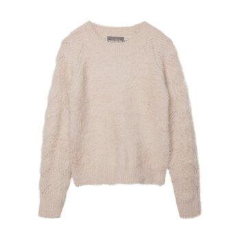 Pullover Fluffy Rose Smoke