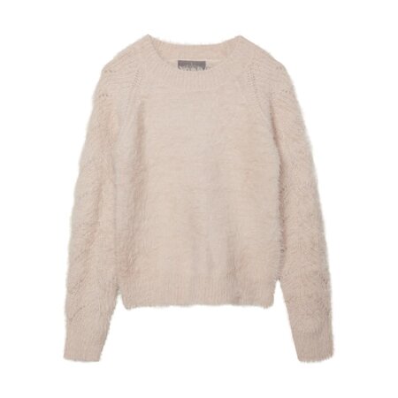 Pullover Fluffy Rose Smoke
