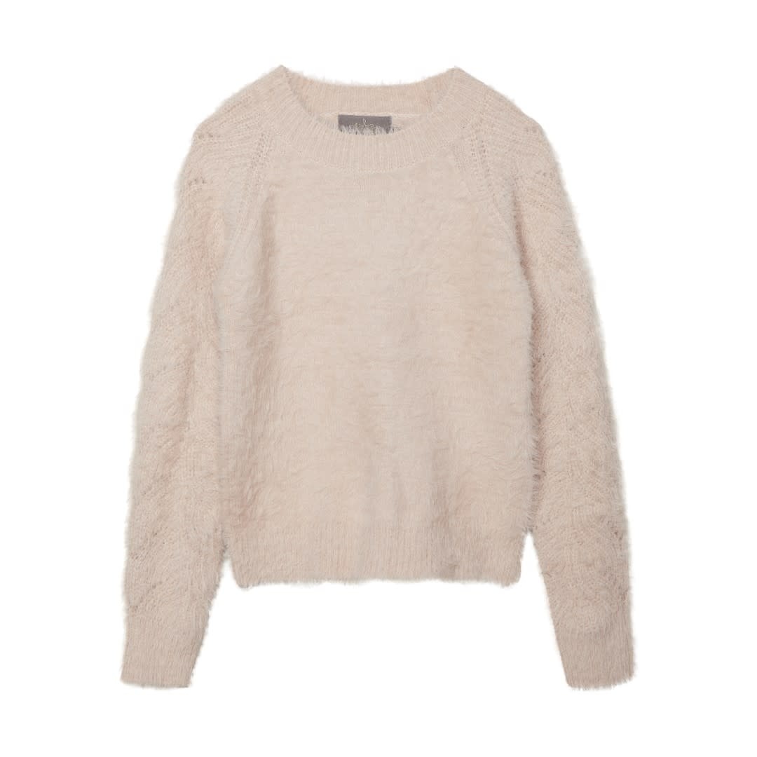 Pullover Fluffy Rose Smoke