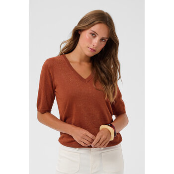 KAregina Pullover Burgandy Shiny