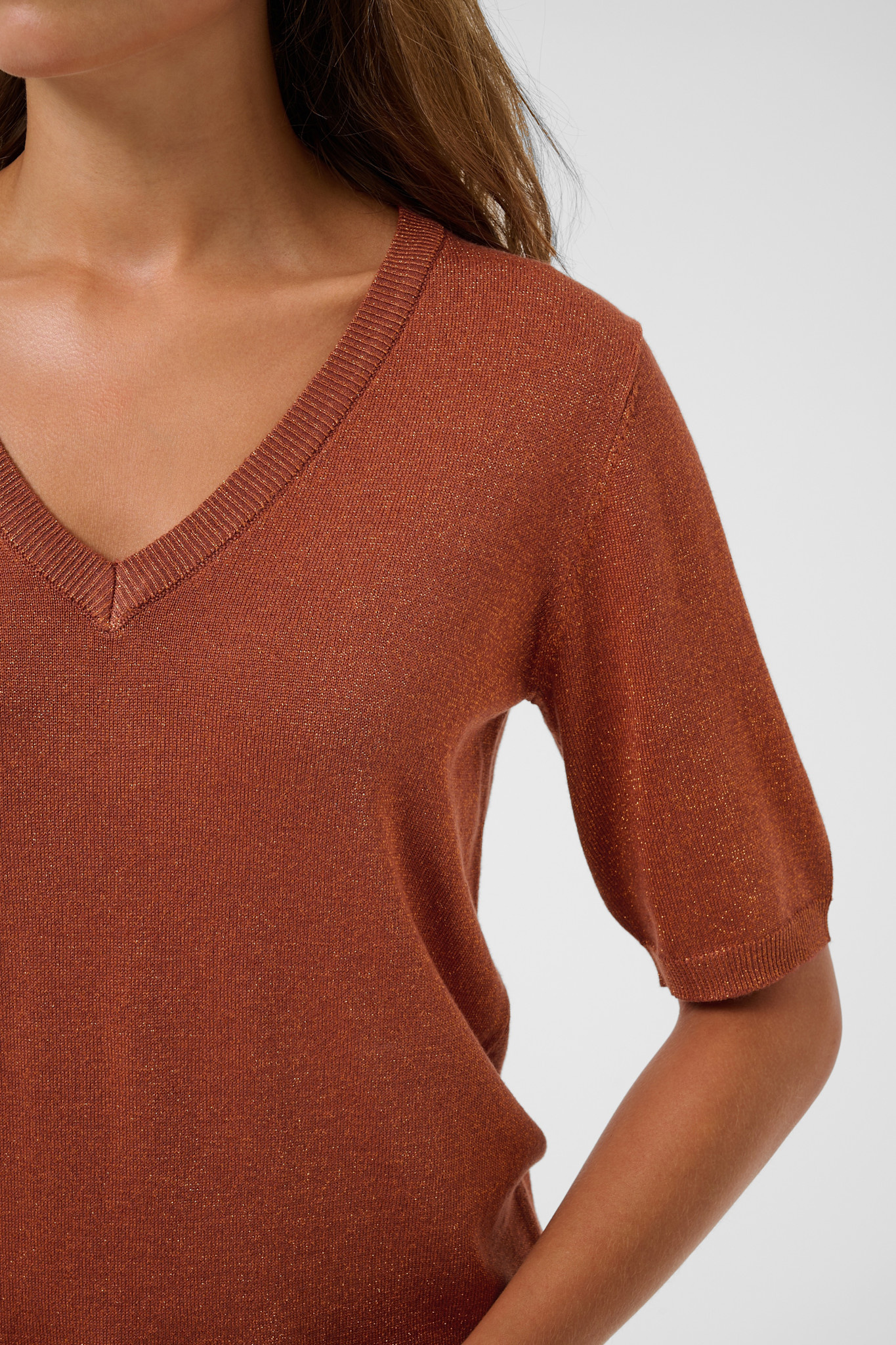 KAregina Pullover Burgandy Shiny