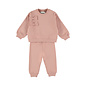 2 pc set Sweater Jogging trousers Misty Rose Bows