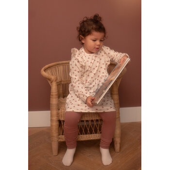 2 pc set Dress + Leggings Antique White