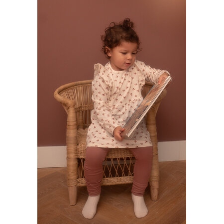 2 pc set Dress + Leggings Antique White