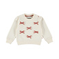 Sweater Antique White Bows