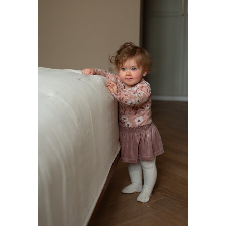 2 pc set Dress + Headband Misty Rose