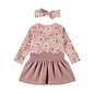 2 pc set Dress + Headband Misty Rose