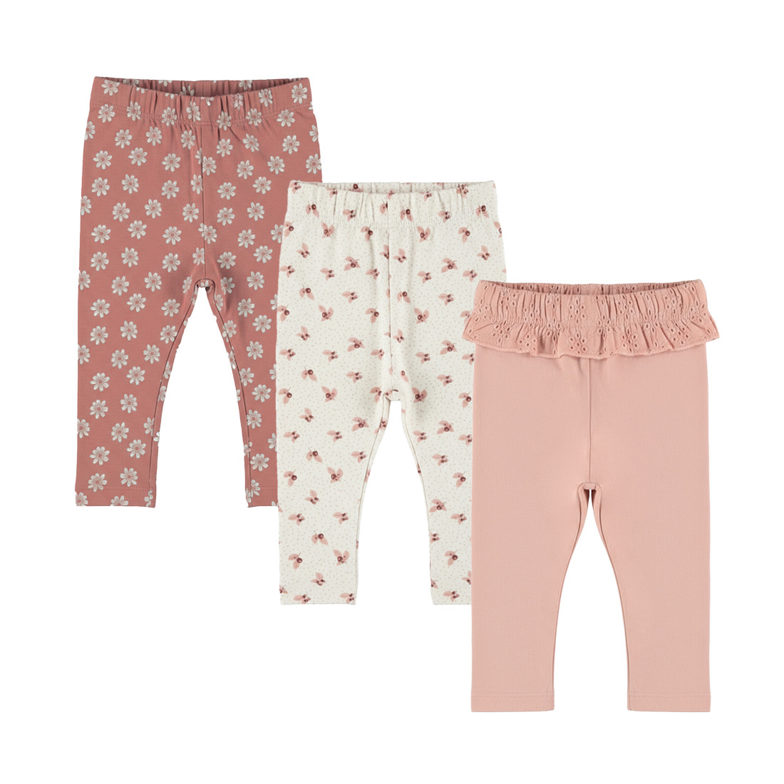 Leggings 3 - Pack Misty Rose