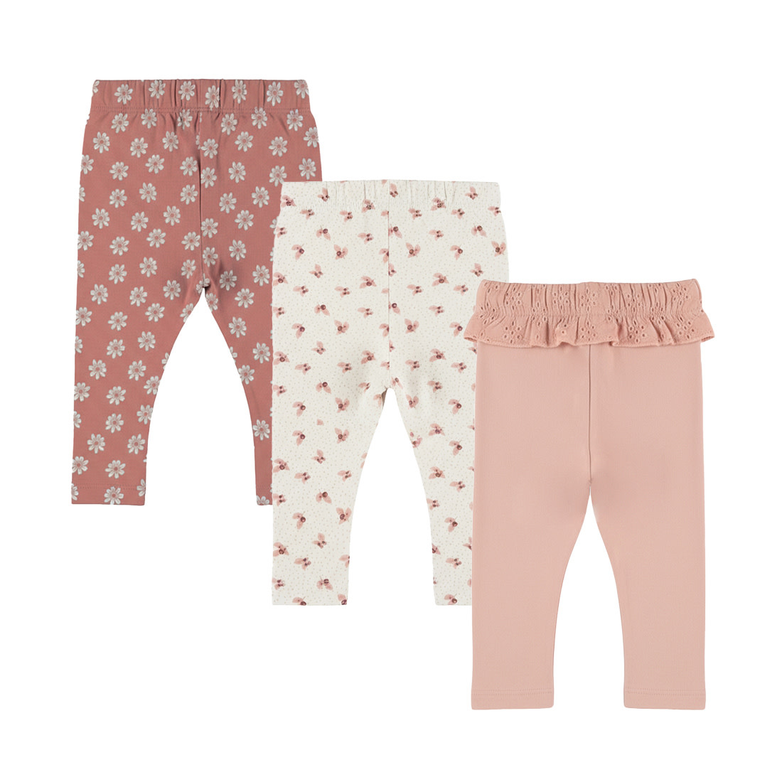 Leggings 3 - Pack Misty Rose