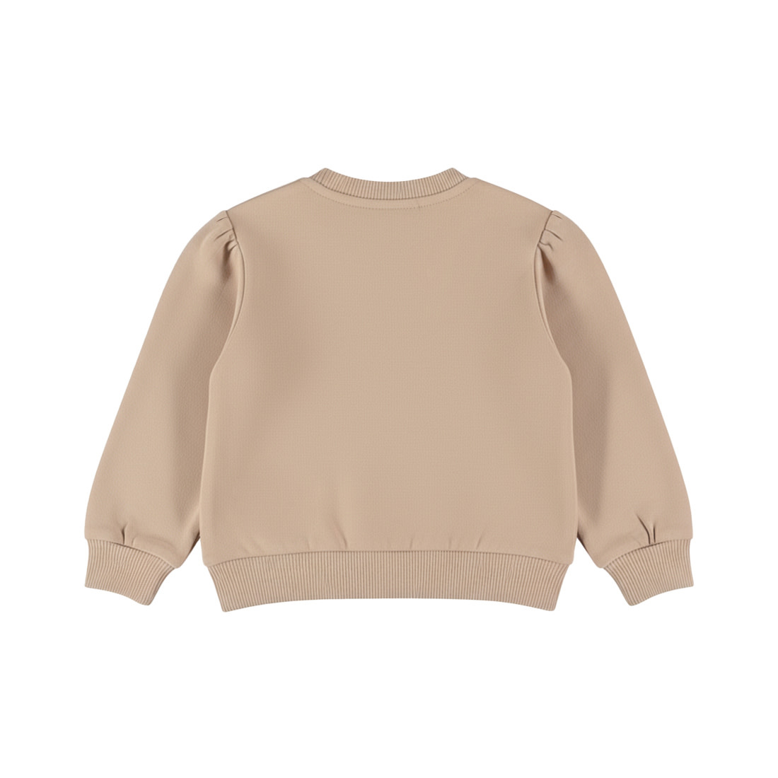 Sweater Light Taupe Flowers