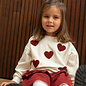Sweater Antique White Hearts