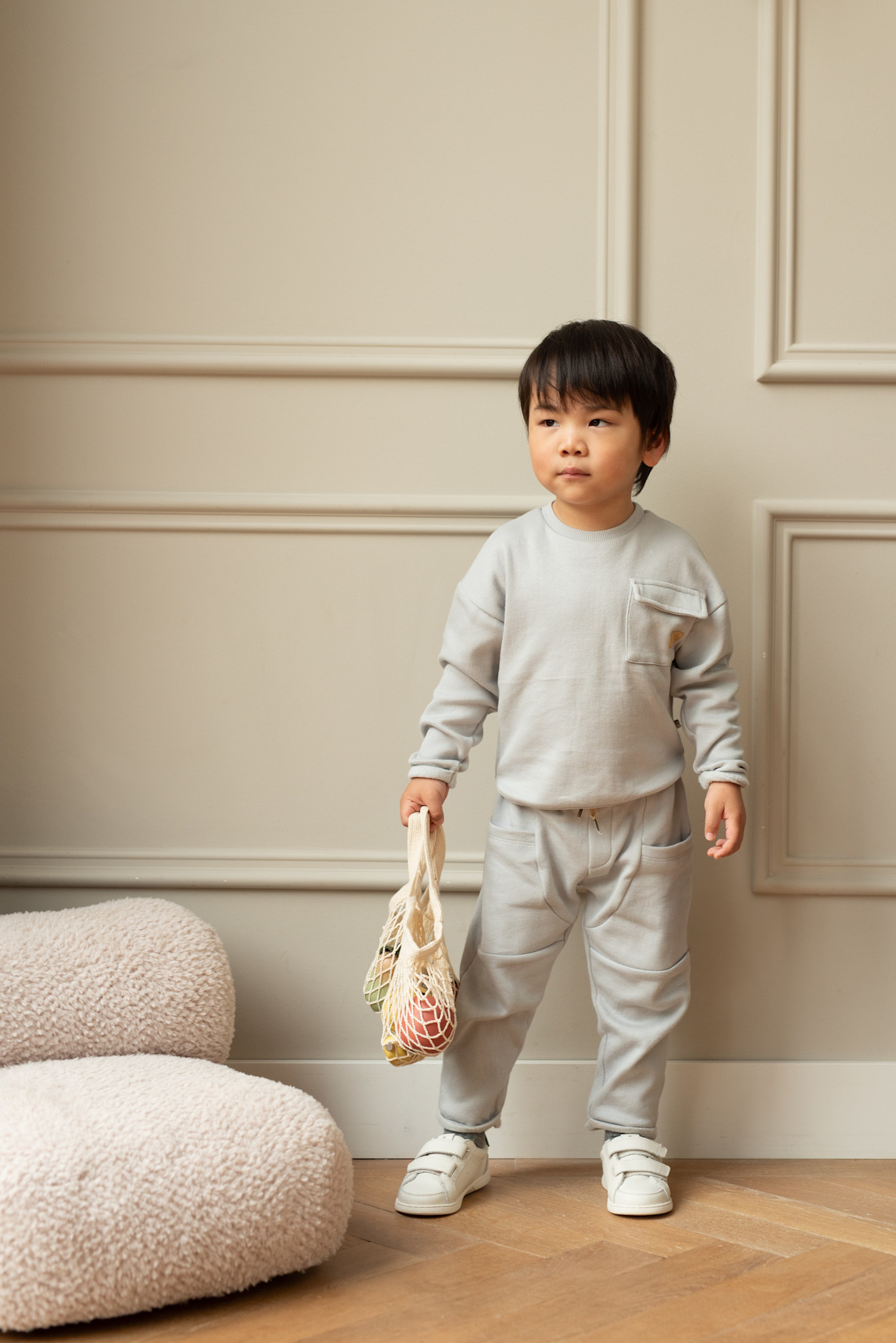 Jogging Trousers Loose Fit Harbour Mist