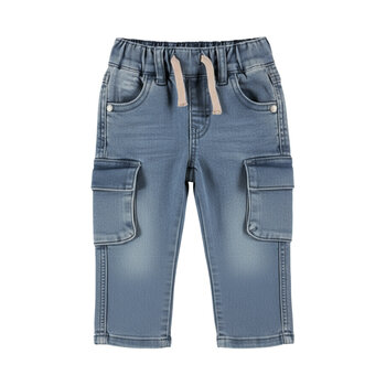 Jeans Tapered Fit Demin Mid Blue