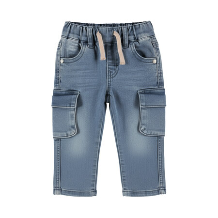 Jeans Tapered Fit Demin Mid Blue