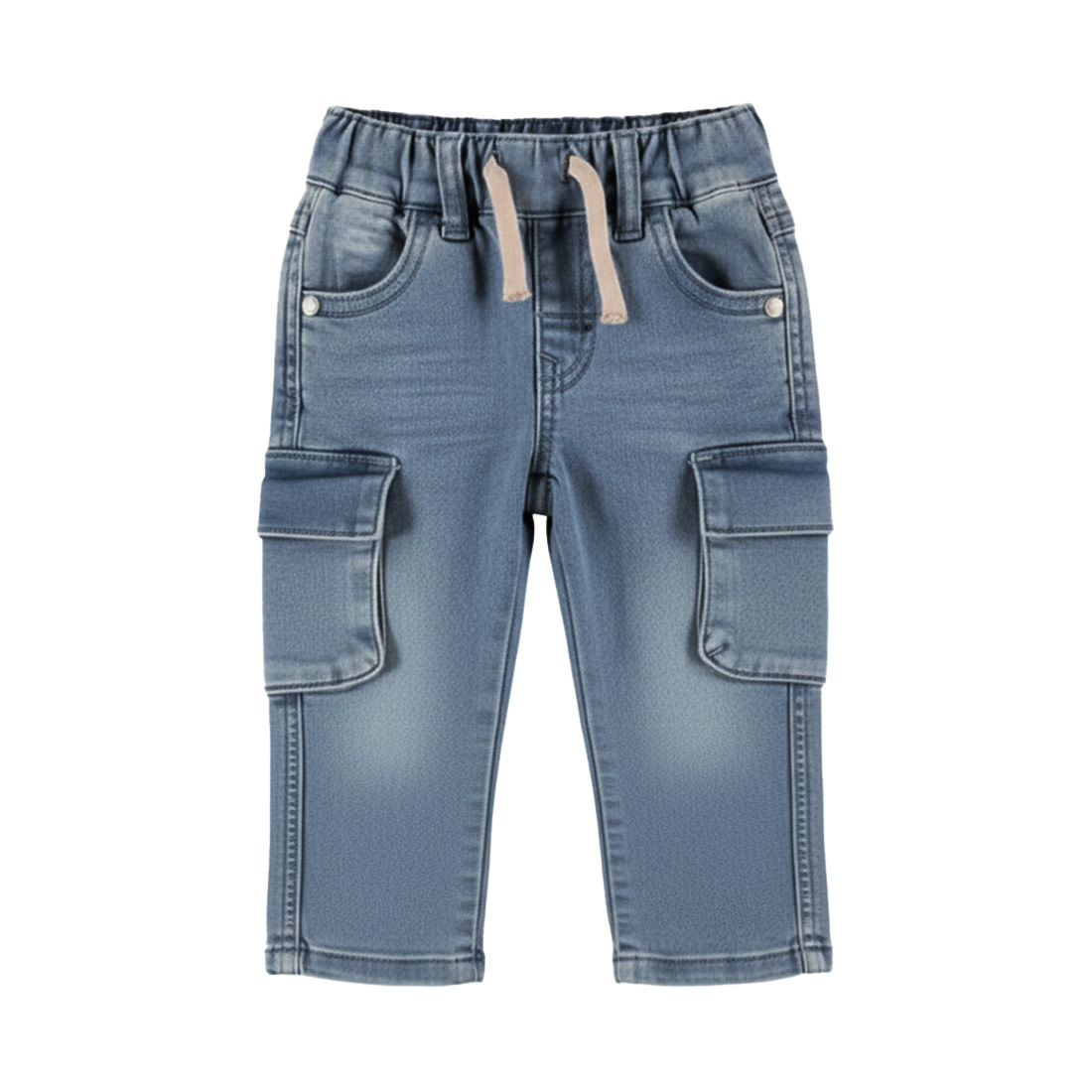 Jeans Tapered Fit Demin Mid Blue