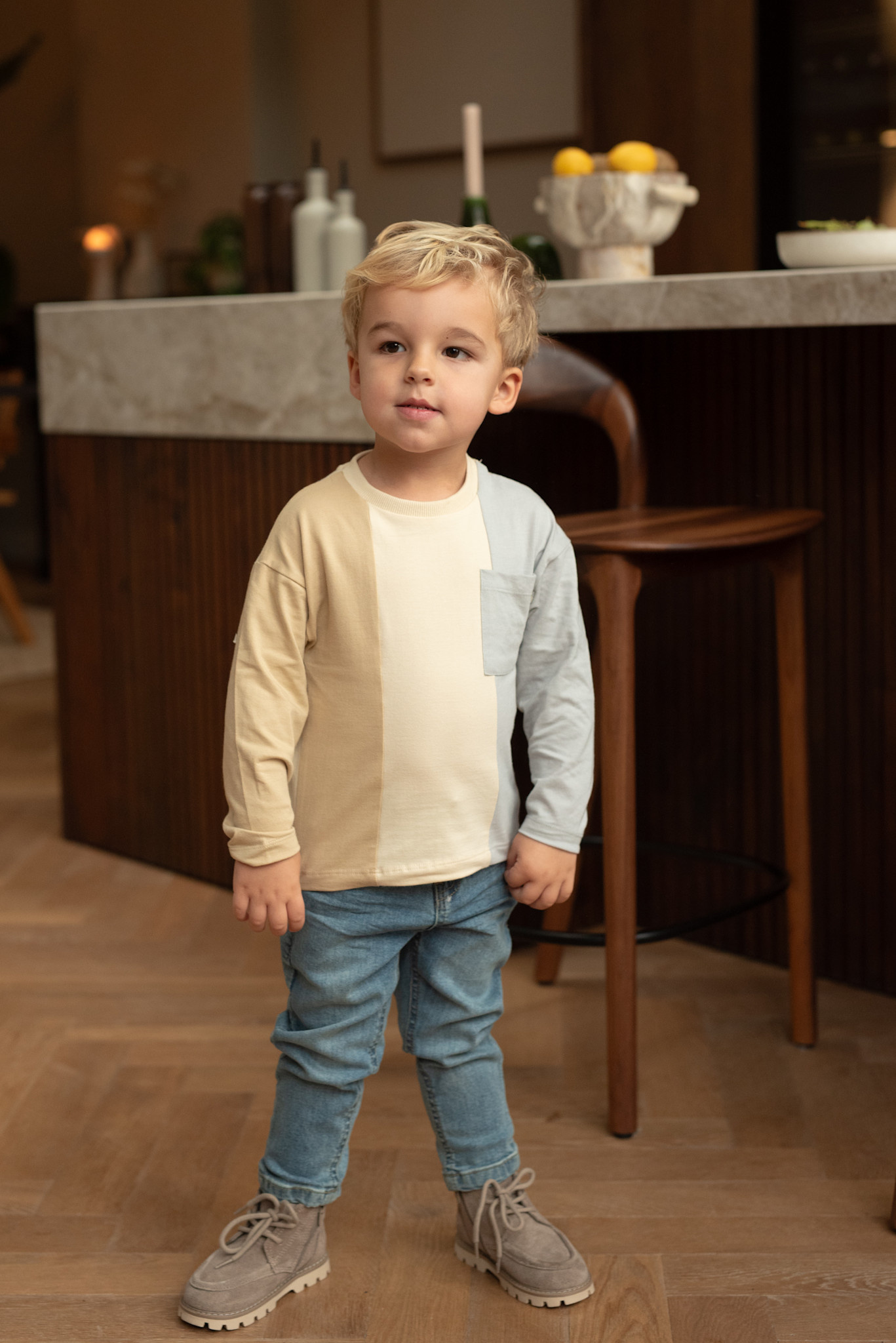 Jeans Loose Fit Denim Light Blue