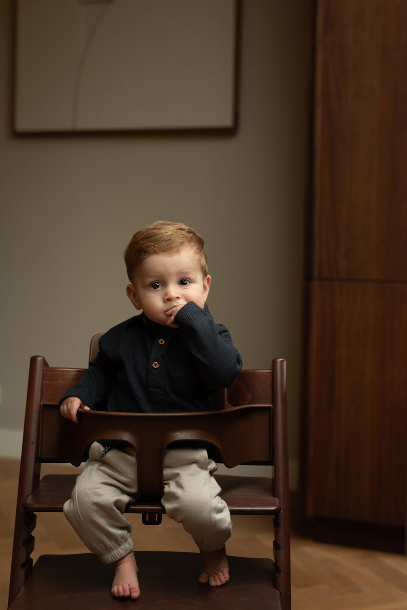 Polo Longsleeve Blueberry