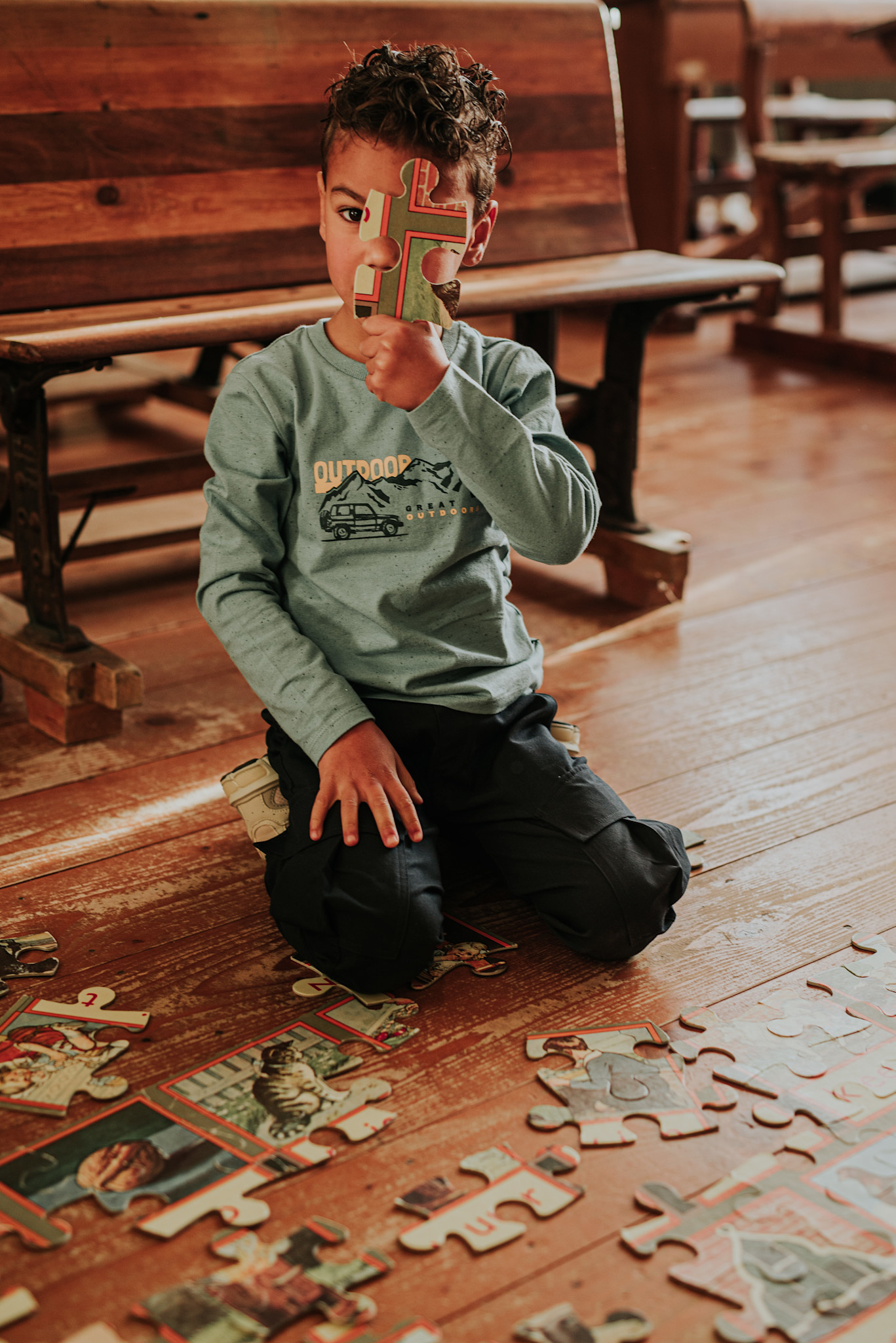 Longsleeve Dusty Turquoise