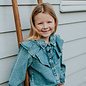 Blouse Loose Fit Denim Light Blue