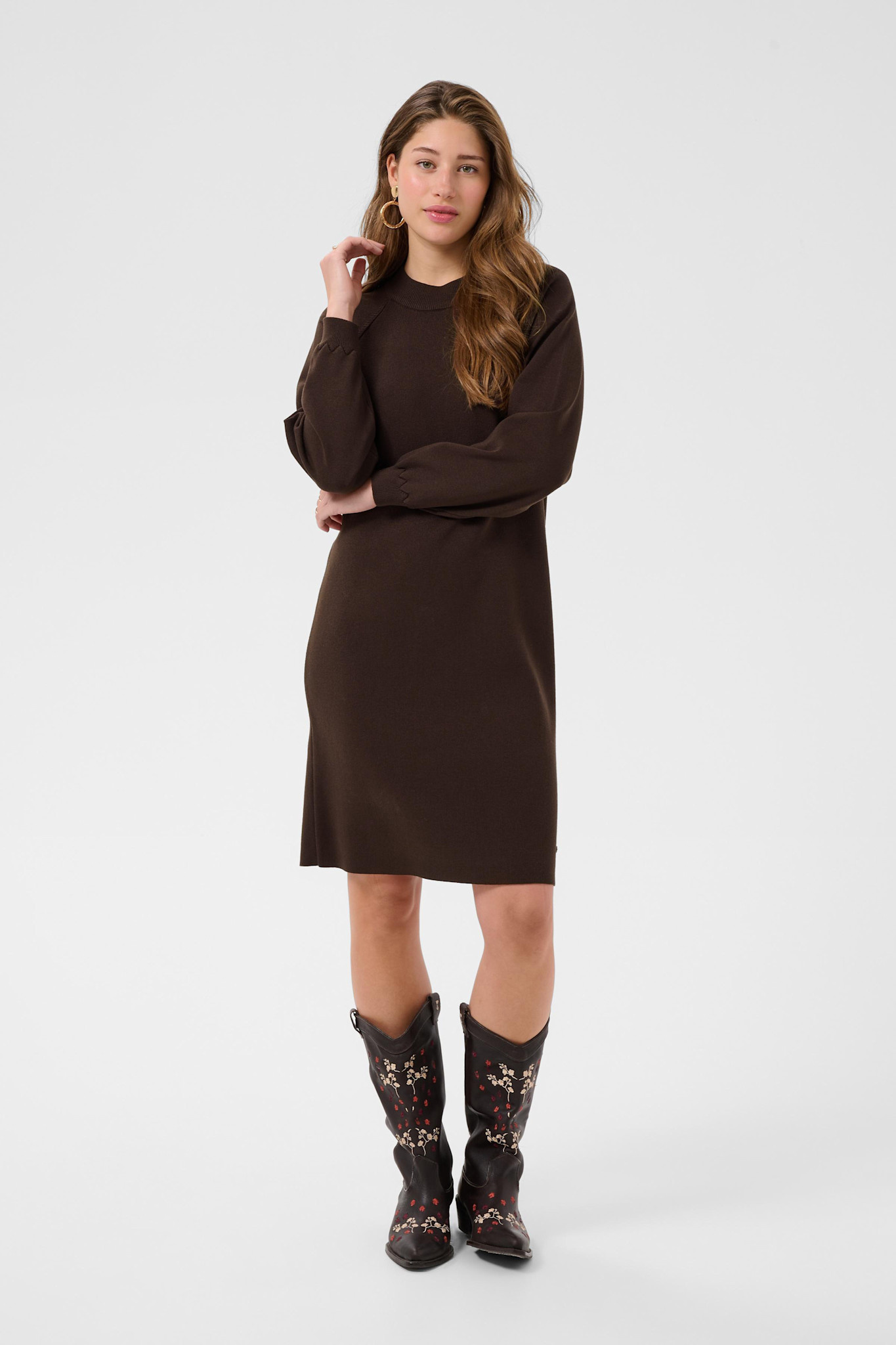 CRDela Knit Dress Java