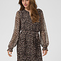 CRYuna LS Short Dress Leopard Print