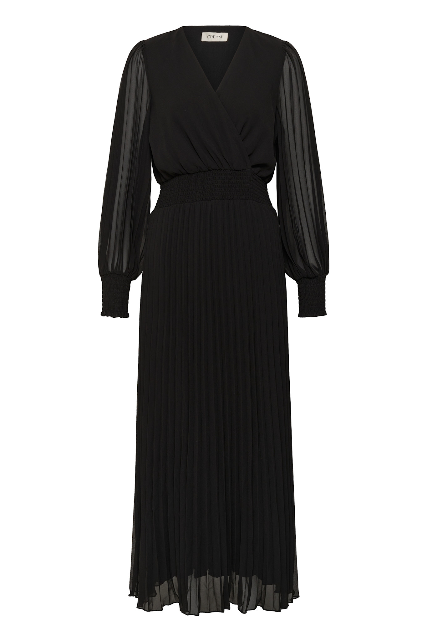 CRAluna Puff Sleeve Dress Pitch Black