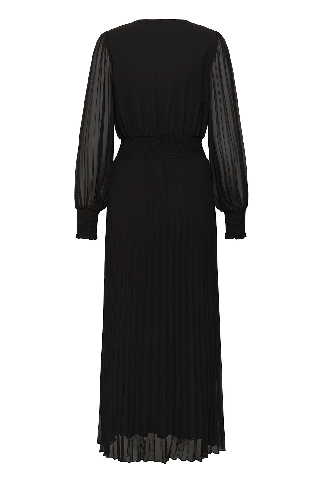 CRAluna Puff Sleeve Dress Pitch Black