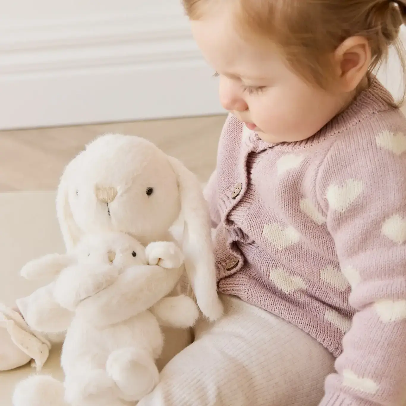 Snuggle Bunnies Frankie the Hugging Bunny Marshmallow
