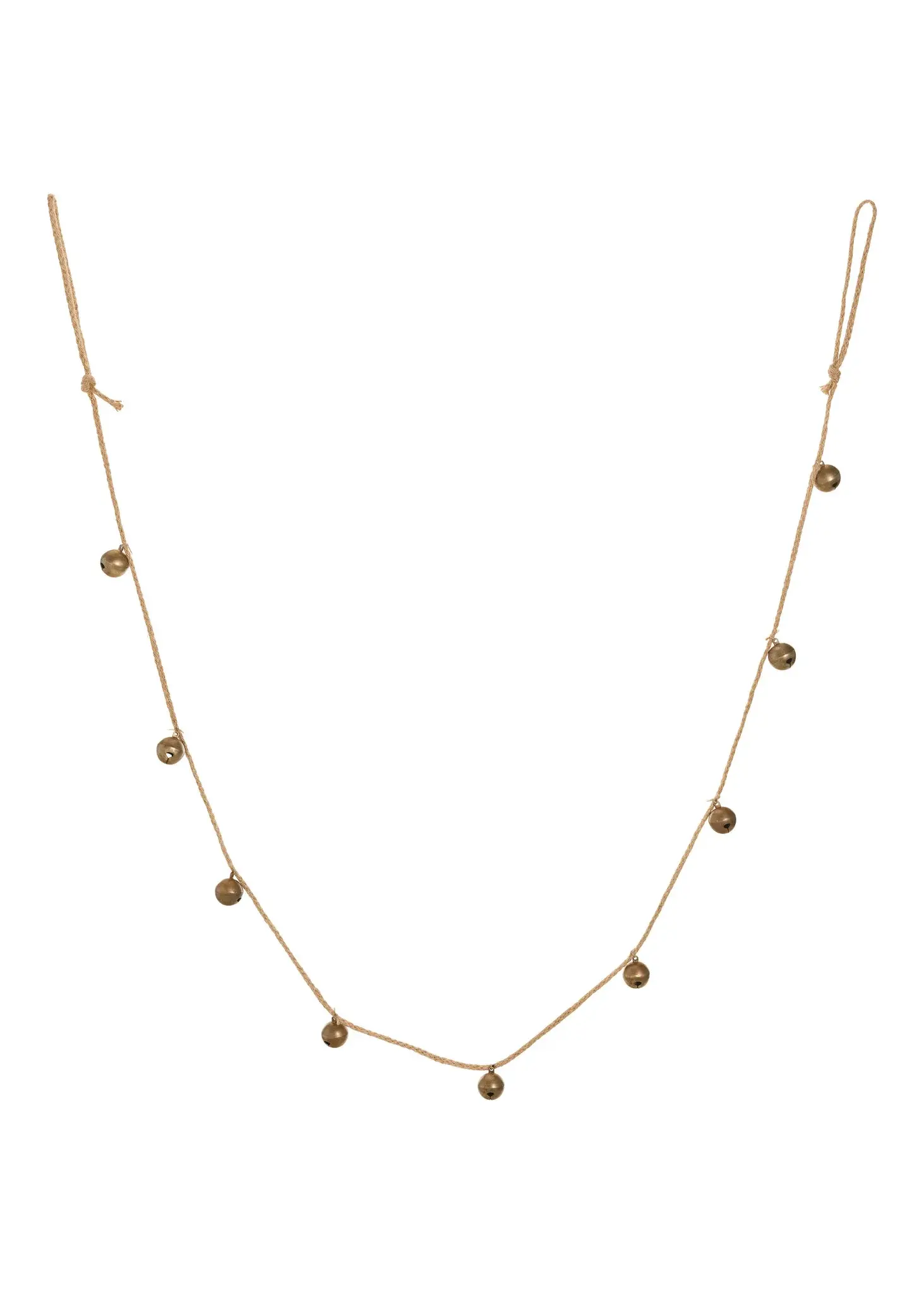GARLAND JINGLE BELL NAT 1x67