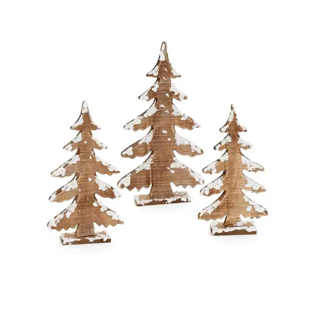 DECOR TREE WOOD WH/NAT 12''