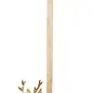 XMAS WREATH HANGER DEER IRON GOLD 16H