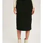 H Line Midi Sweater Skirt Black