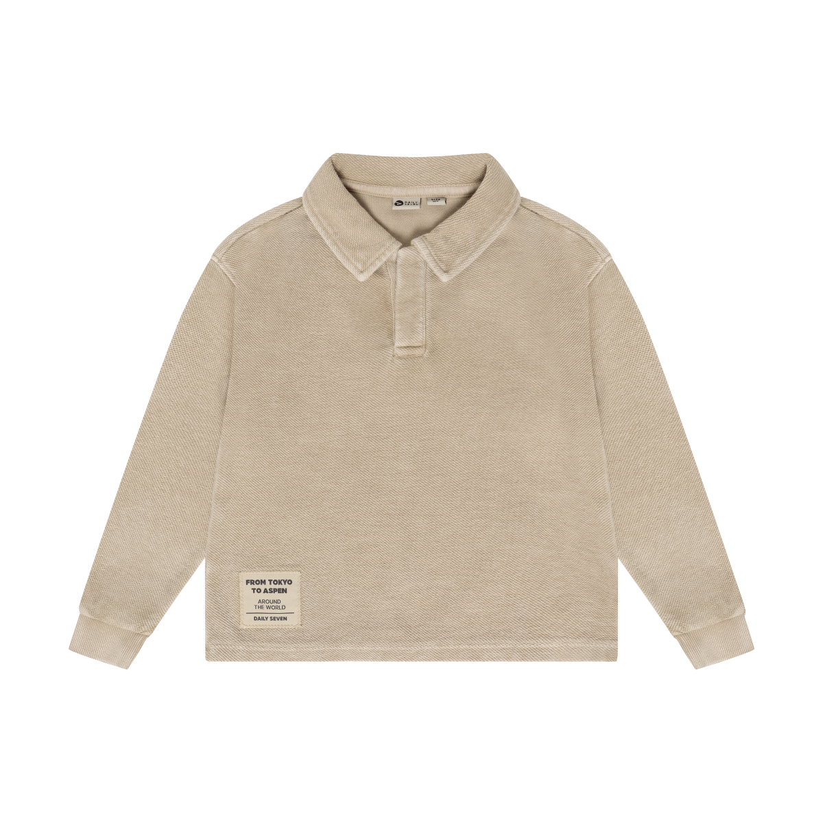 T-SHIRT LONGSLEEVE COLLAR Ginger Root
