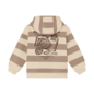 OVERSIZED HOODIE BACKPRINT TAUPE