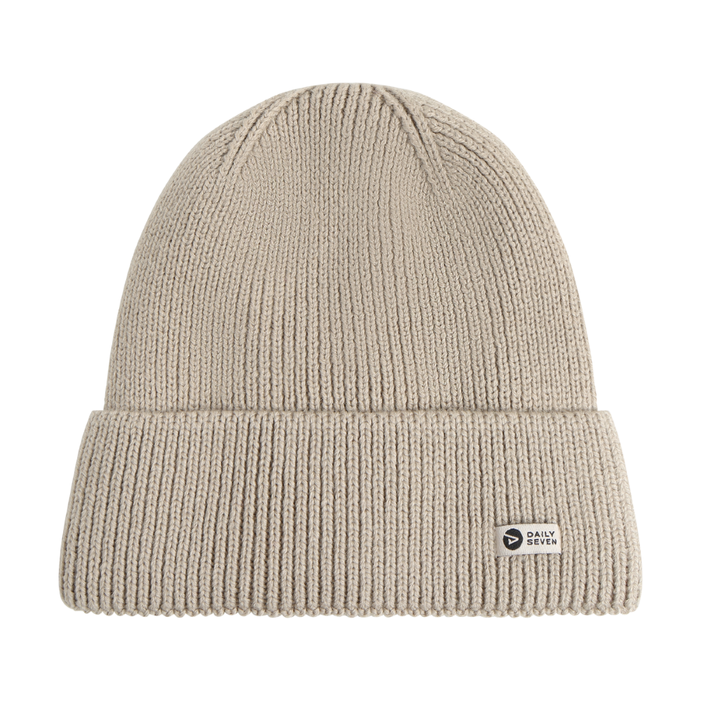 BEANIE W. LINING (TAUPE/PINK)