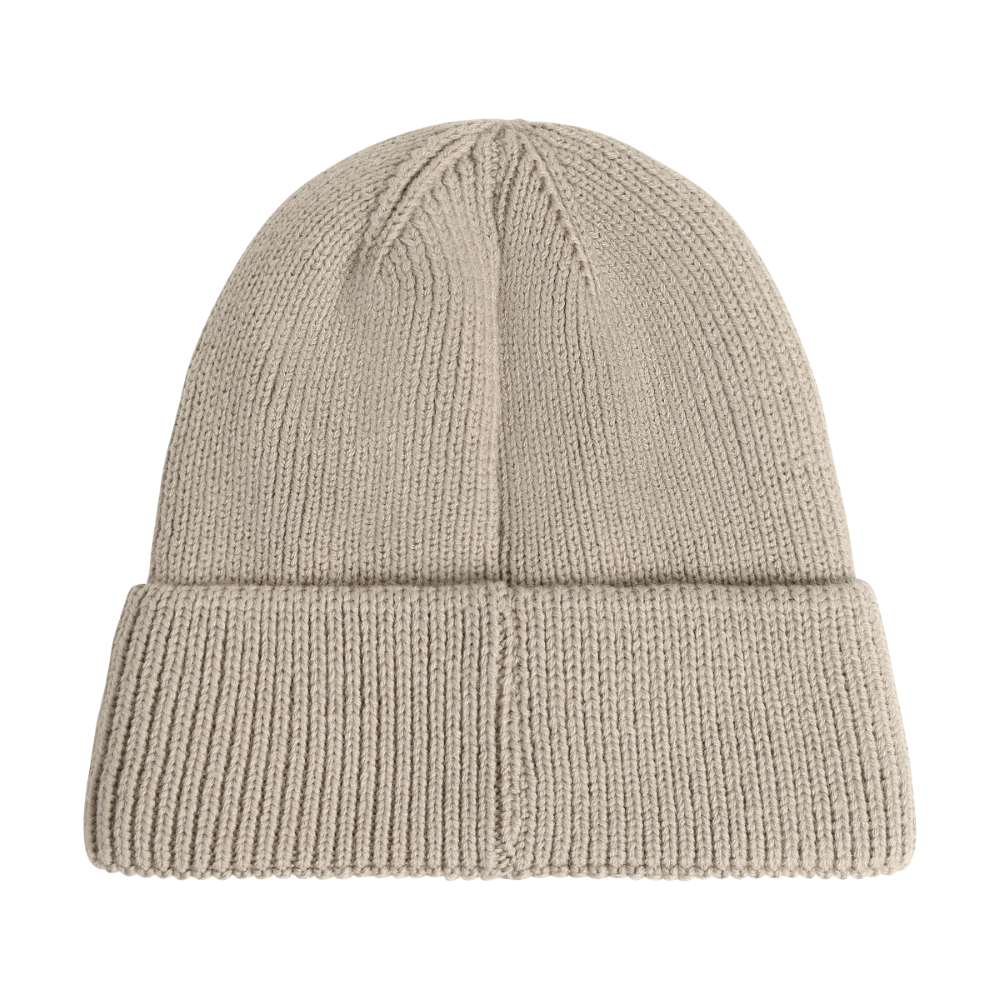 BEANIE W. LINING (TAUPE/PINK)