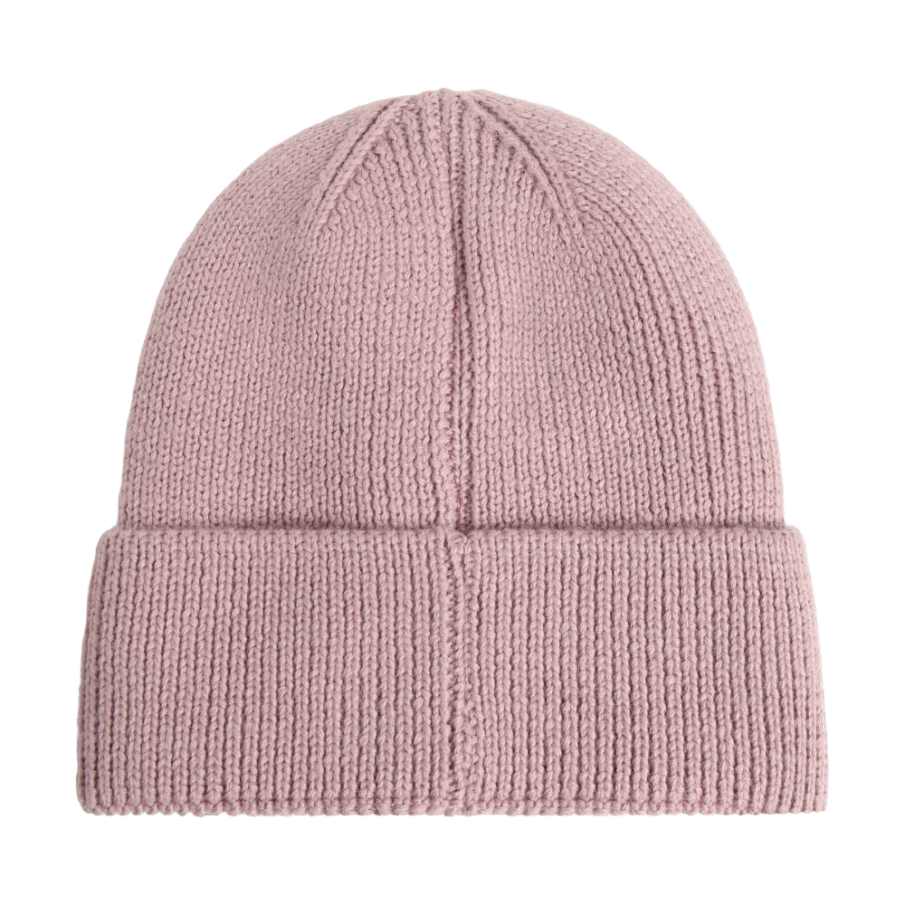 BEANIE W. LINING (TAUPE/PINK)
