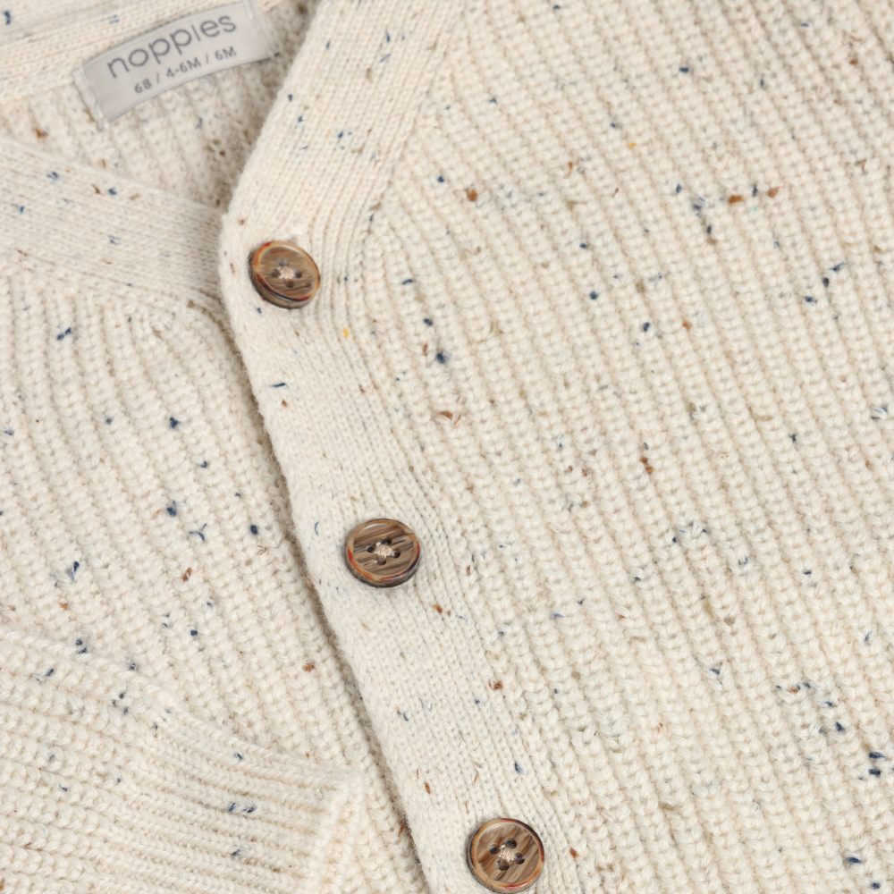 CARDIGAN WHITECAP GREY
