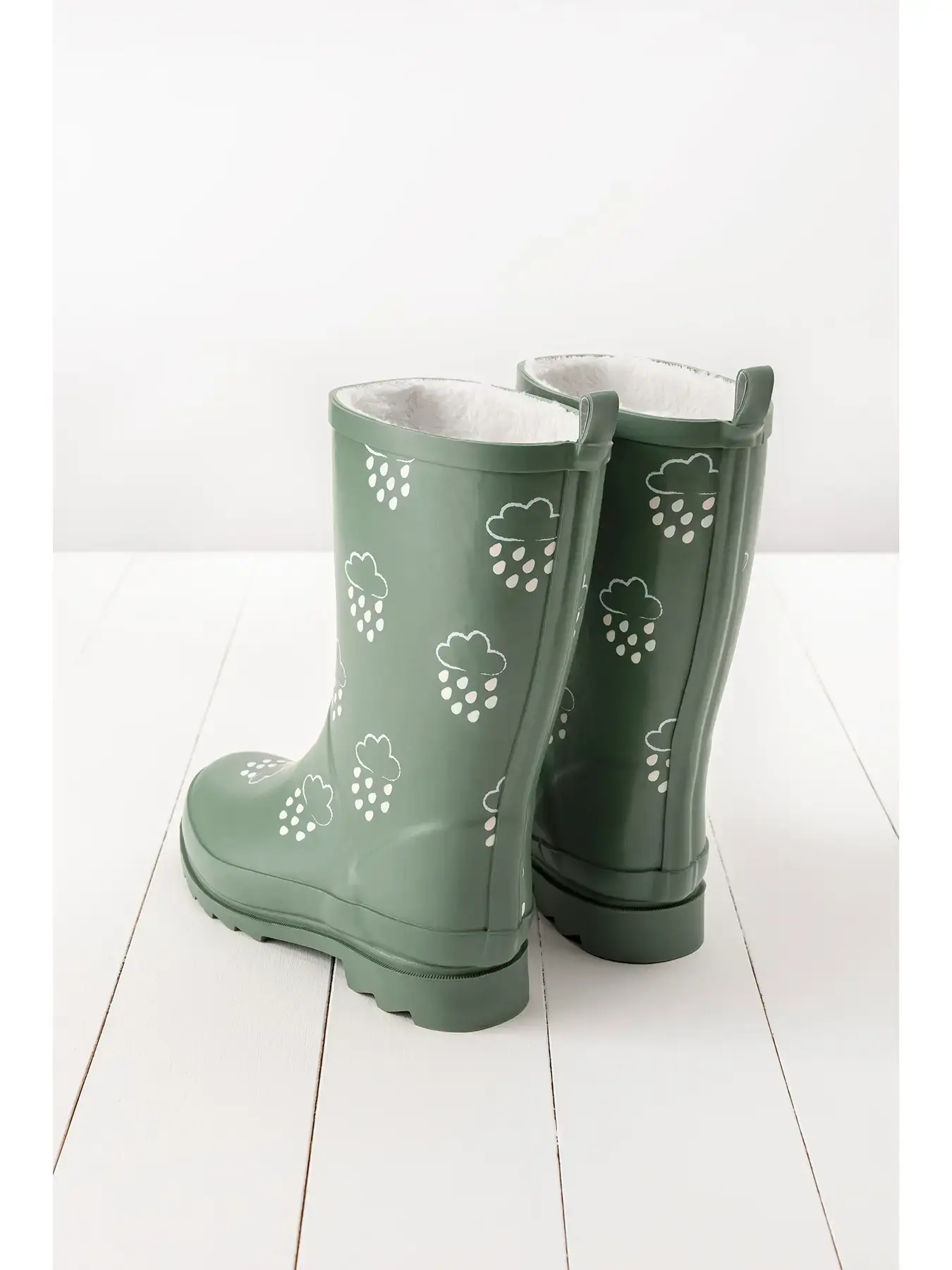 Khaki Adult Colour-Changing Winter Wellies