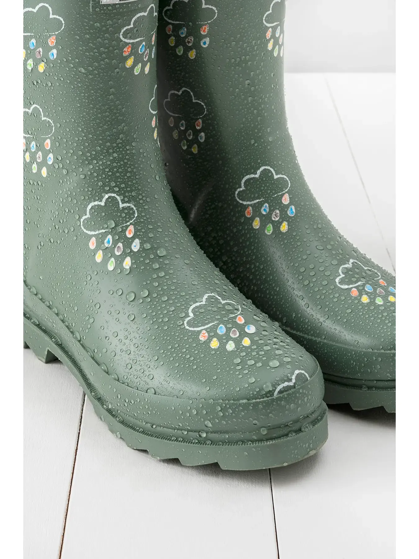 Khaki Adult Colour-Changing Winter Wellies
