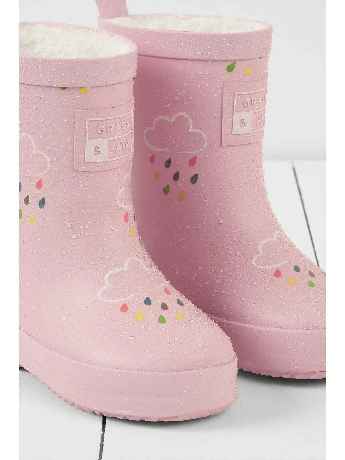 Baby Pink Colour-Changing Kids Wellies