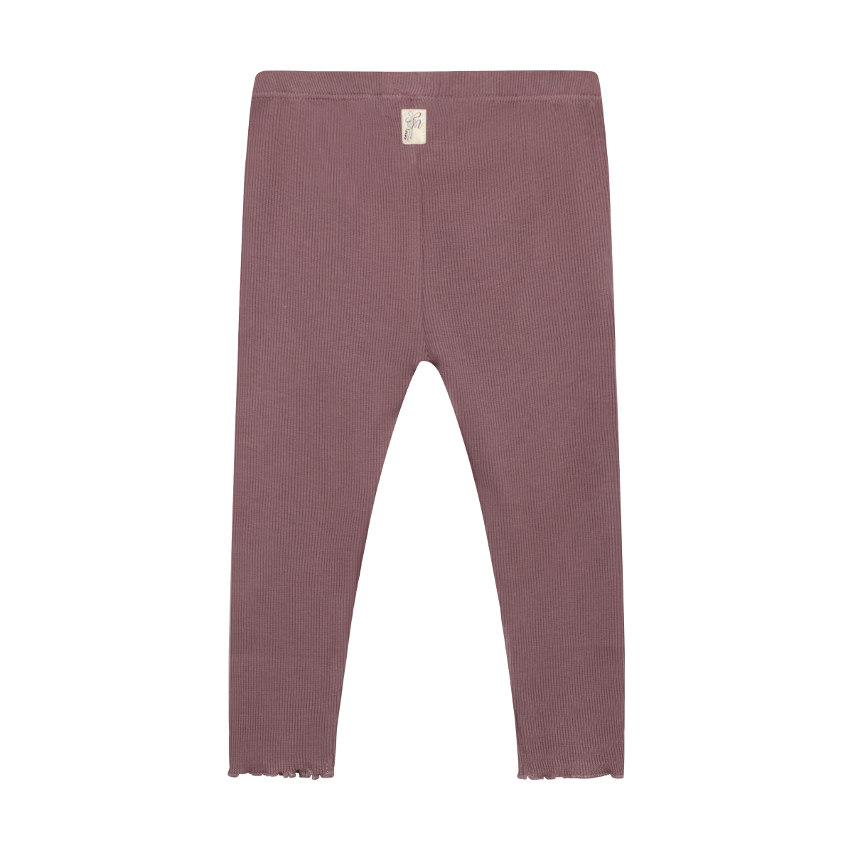 RIBBED LEGGING ROSE TAUPE