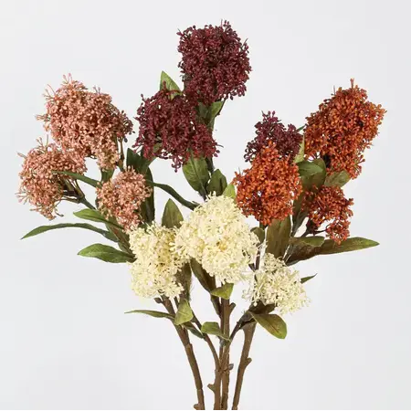 23''t Soft Touch Fake Sedum Succulent Plant, Single Spray