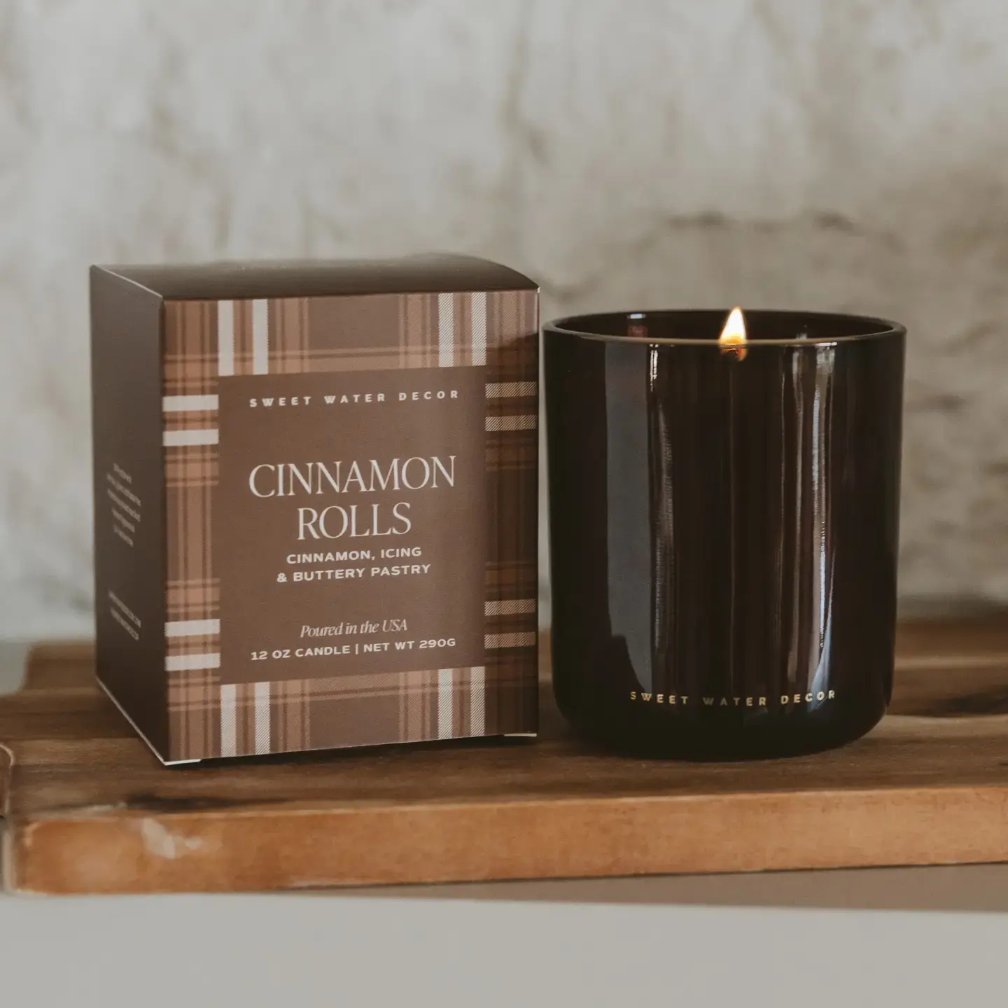 Cinnamon Rolls 12 oz Boxed Soy Candle